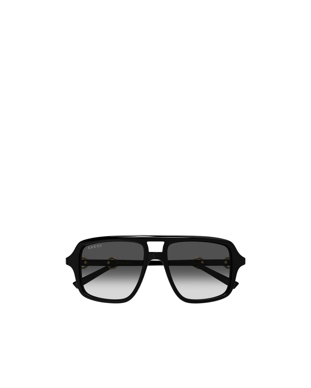 Gucci Black Eyewear Navigator Frame Sunglasses
