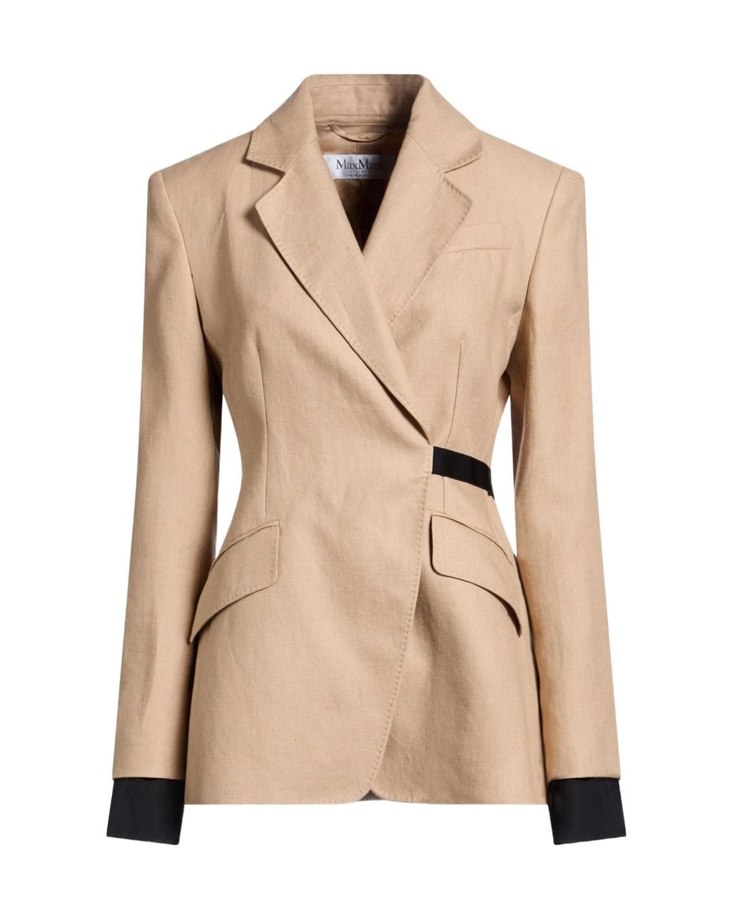 Max Mara Natural Blazer Linen