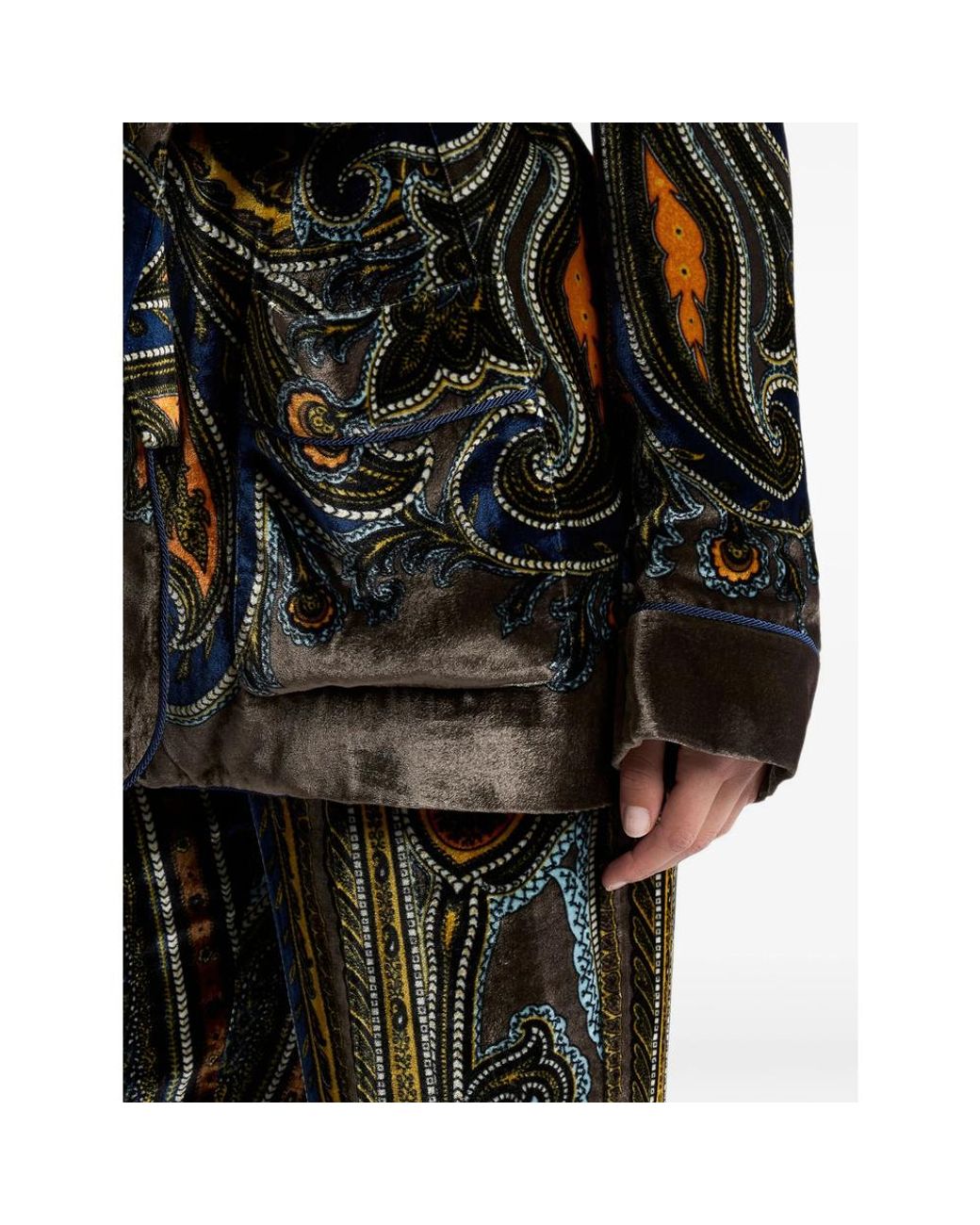 Etro Black Long-Sleeve Blazer