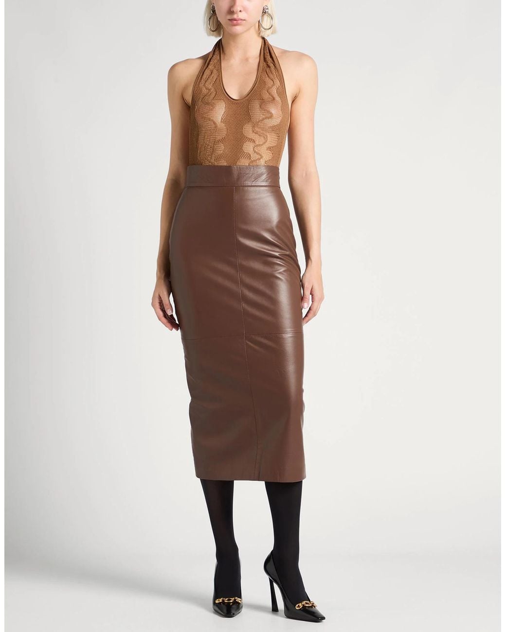 Saint Laurent Brown Bodysuits