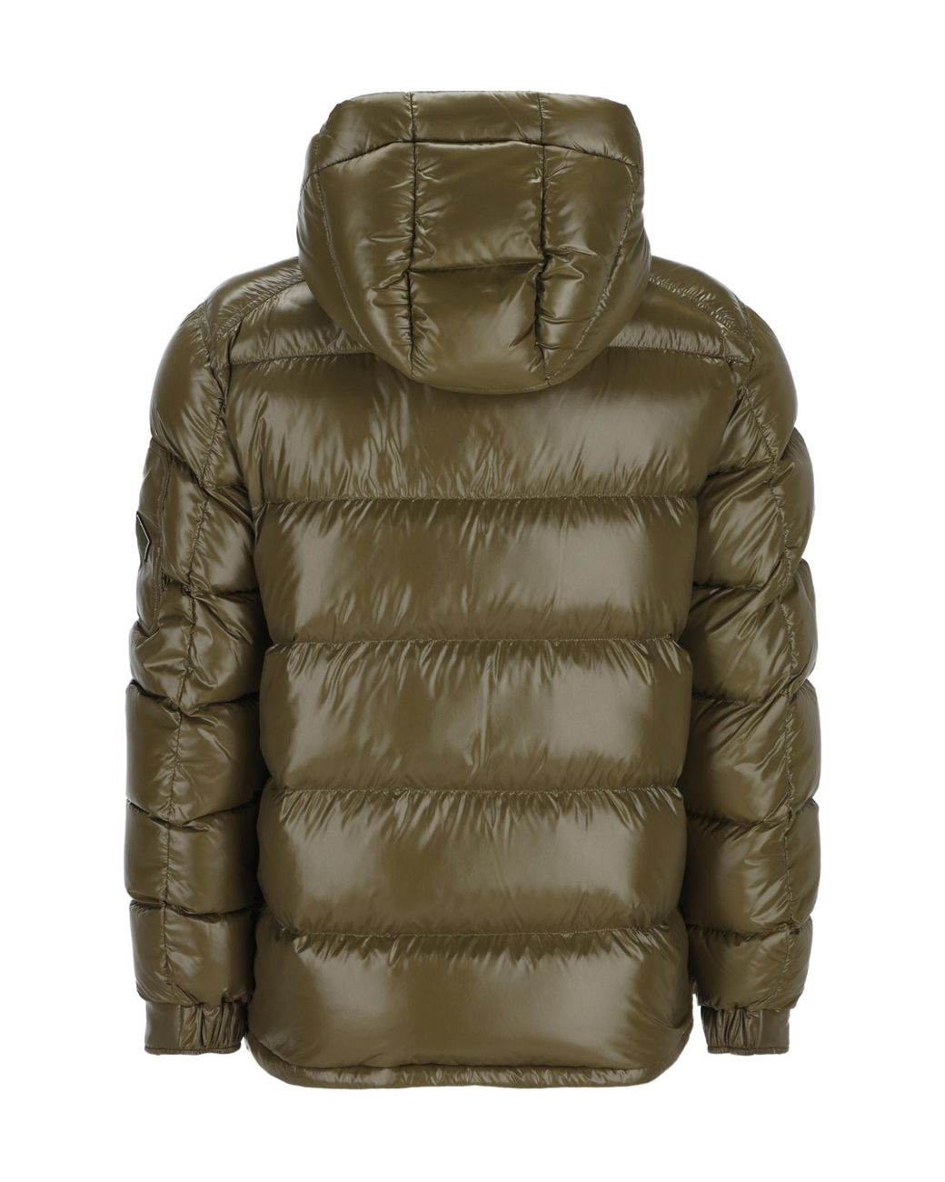 Herno Green Hooded Quilted Down Jacket for men
