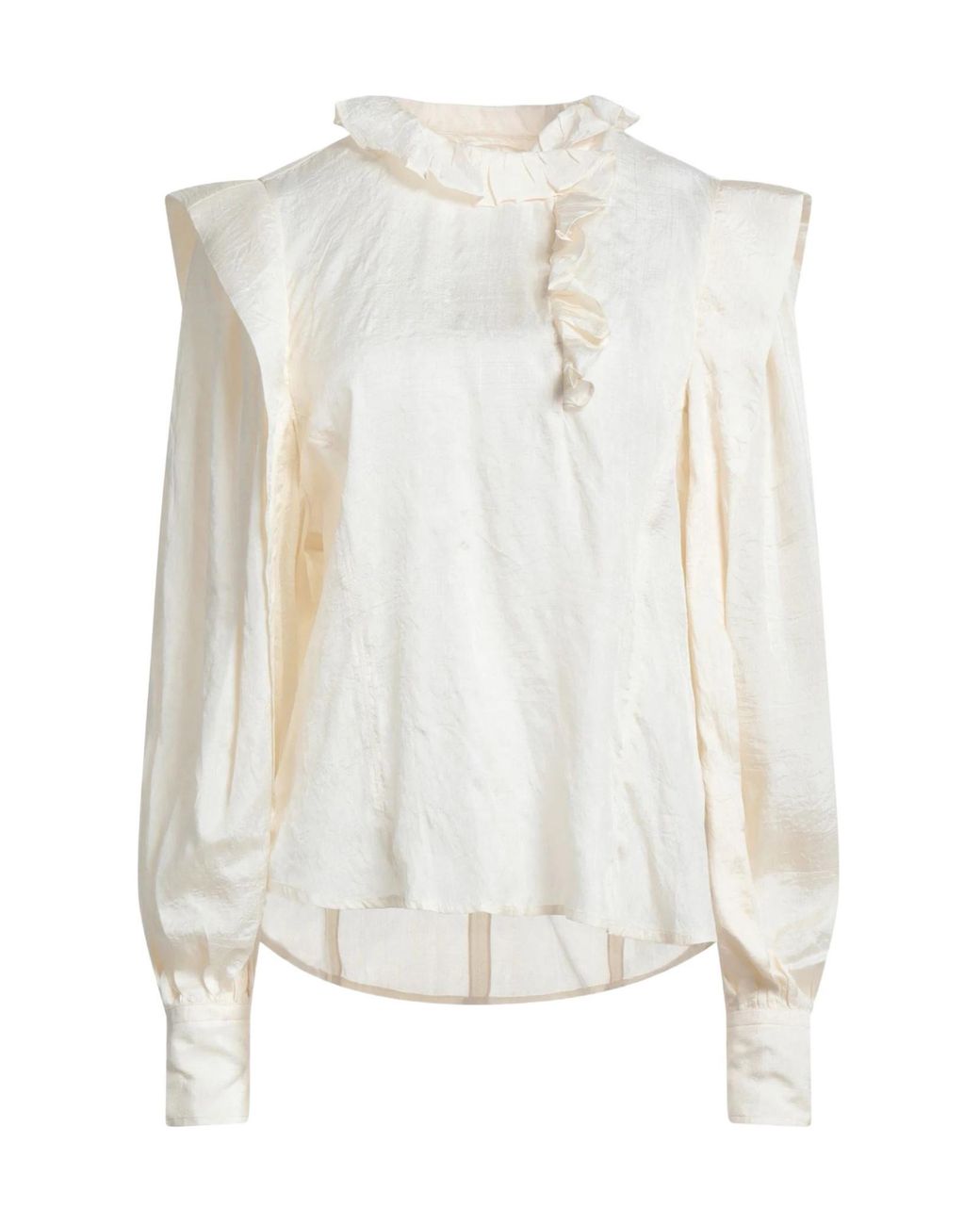 Isabel Marant White Plain Colour Top