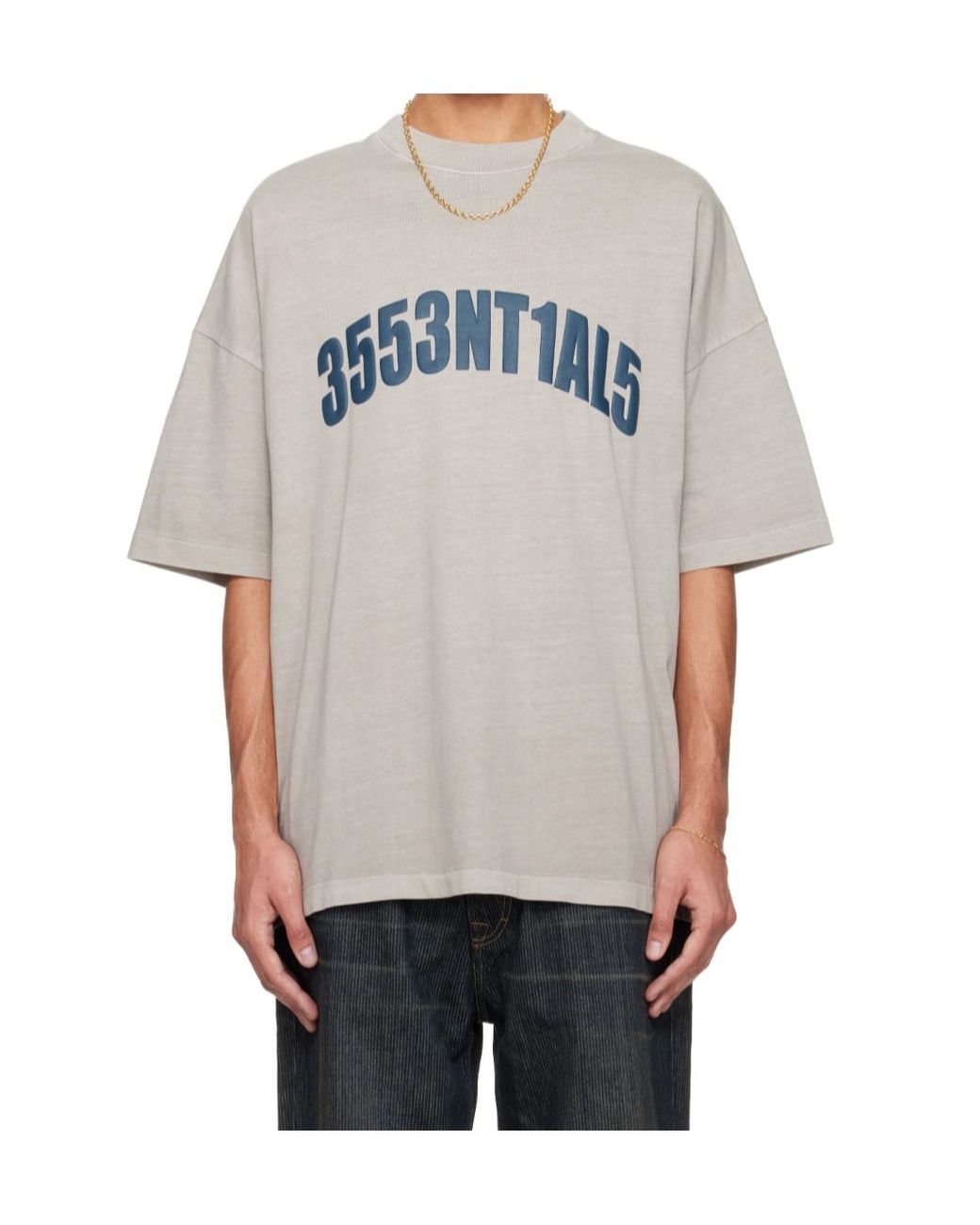 Fear Of God Gray New York 90S T-Shirt for men
