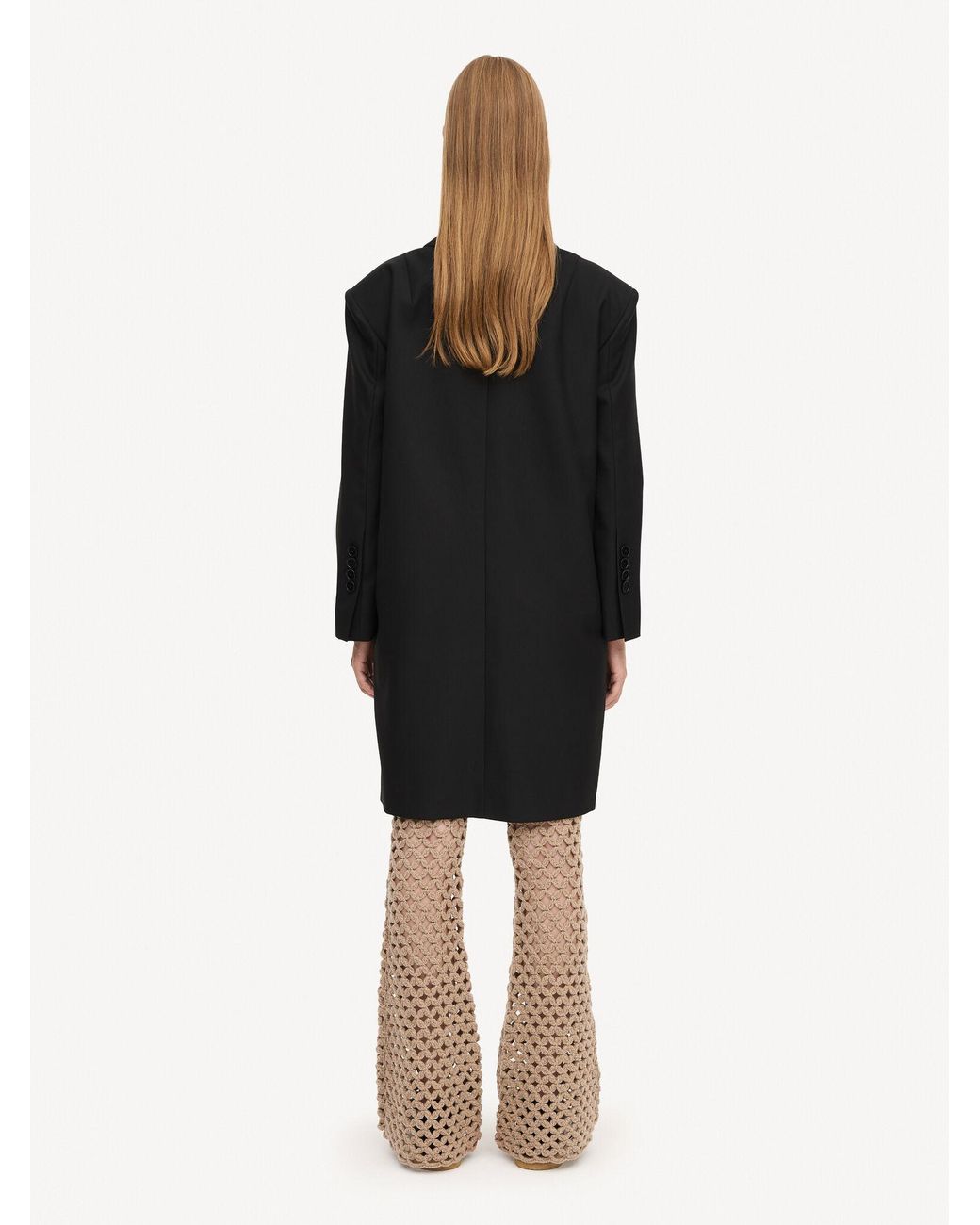 By Malene Birger Black Single-Breasted Blazer