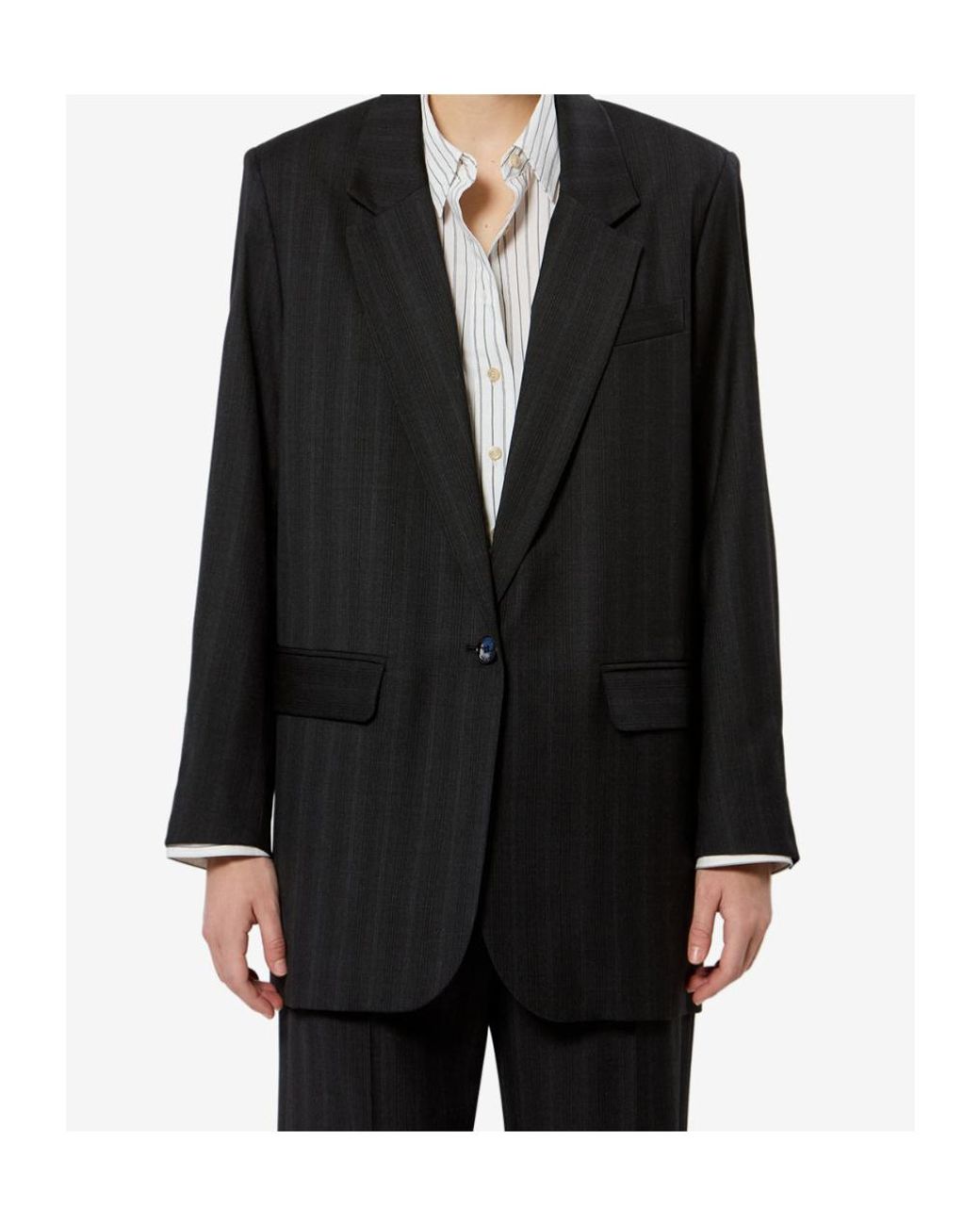 Isabel Marant Black Nerix Wool Jacket
