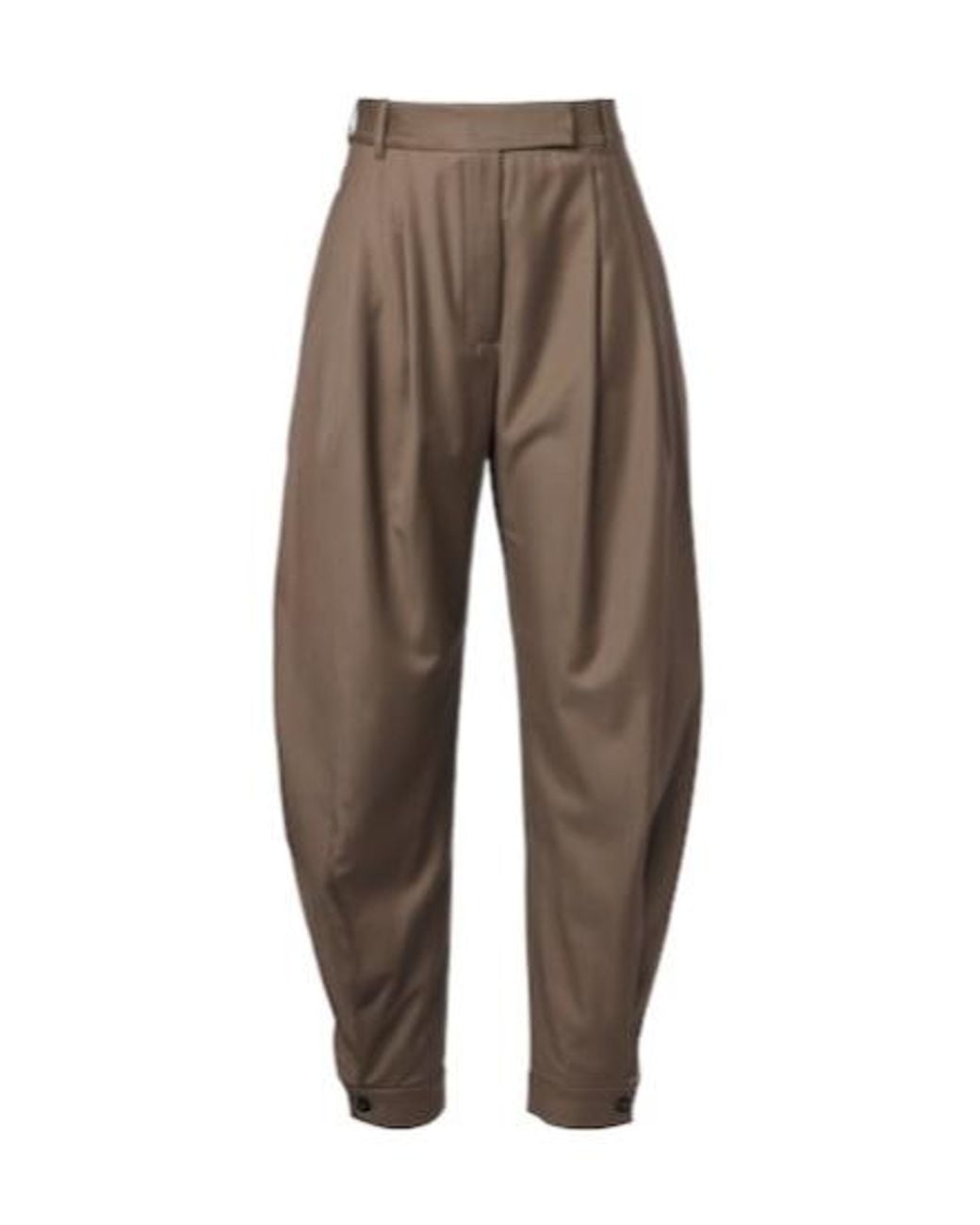 Rohe Brown Virgin Wool Balloon Pants
