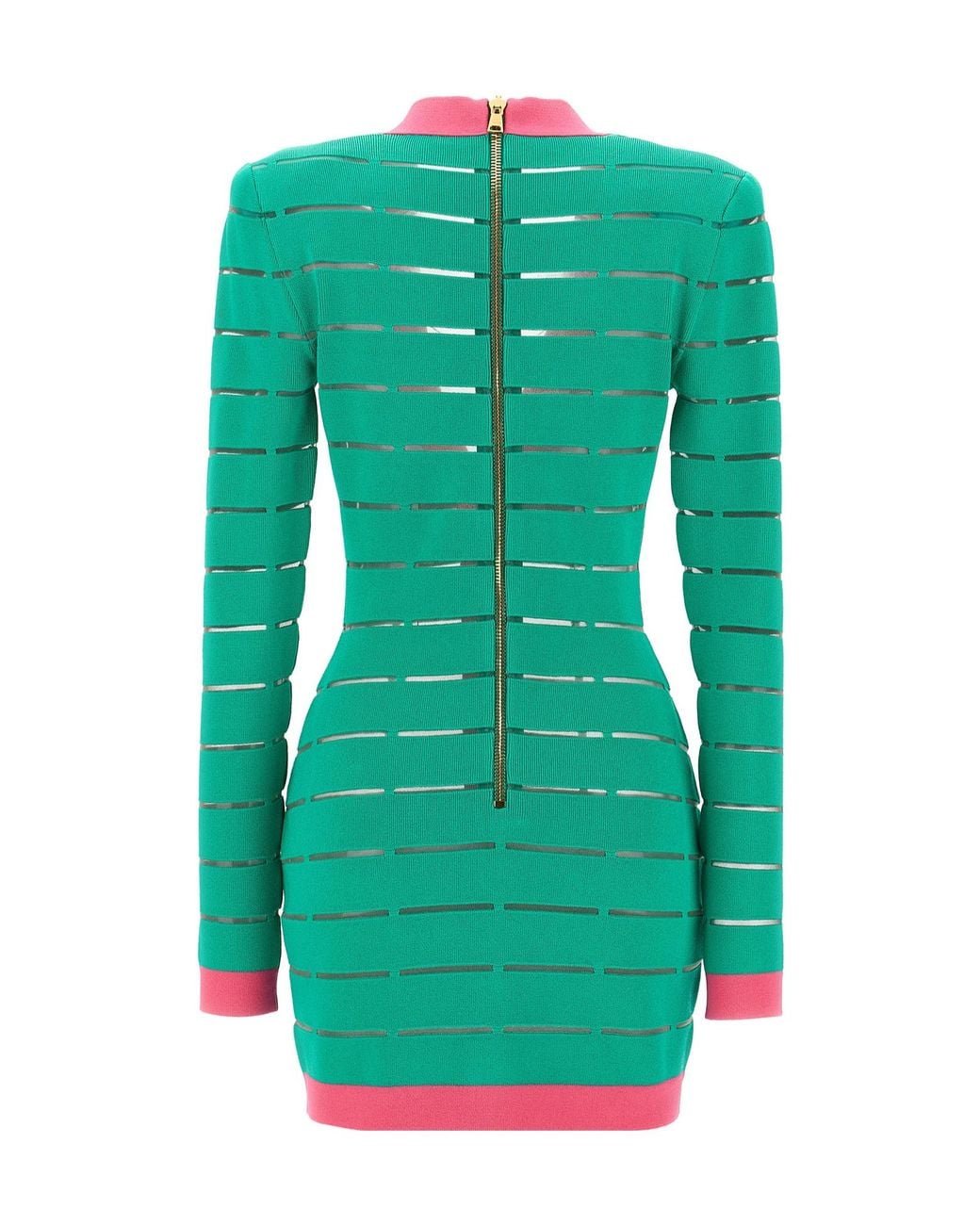 Balmain Green Knitted Dresses
