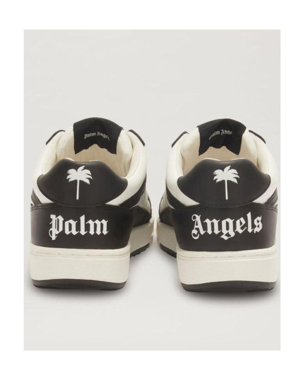 Palm Angels Blue Two-Toned University Low-Top Sneakers for men