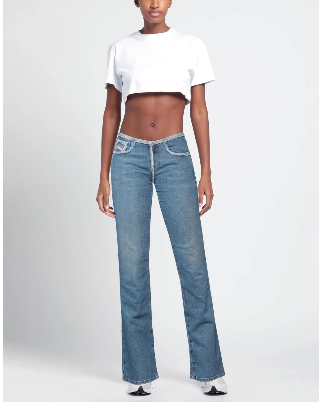 DIESEL Blue Denim Bootcut Jeans