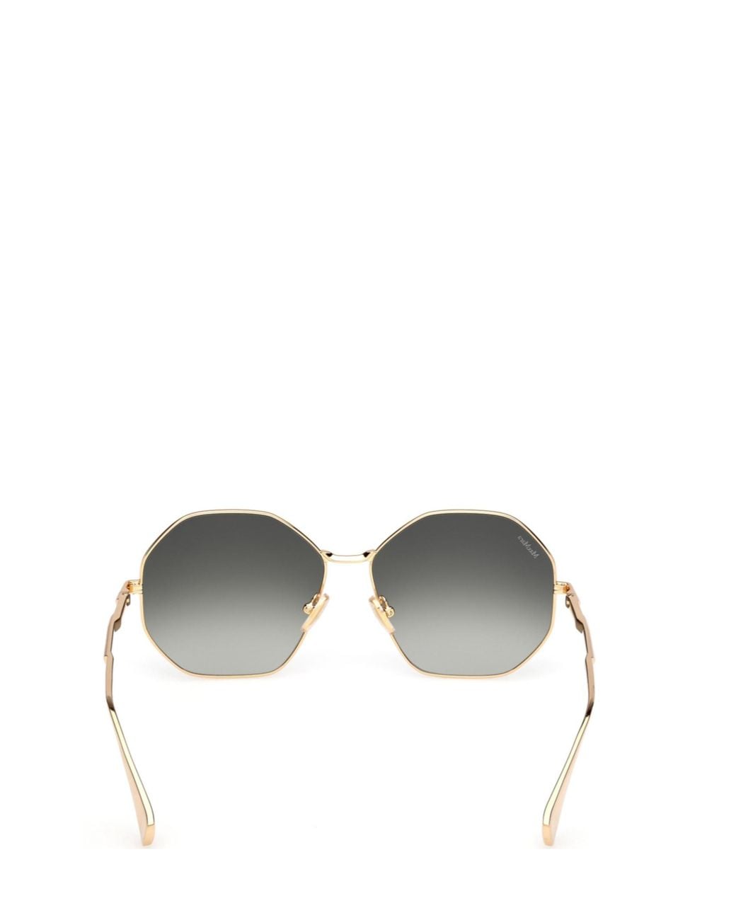 Max Mara Metallic Miller Geometric Frame Sunglasses for men