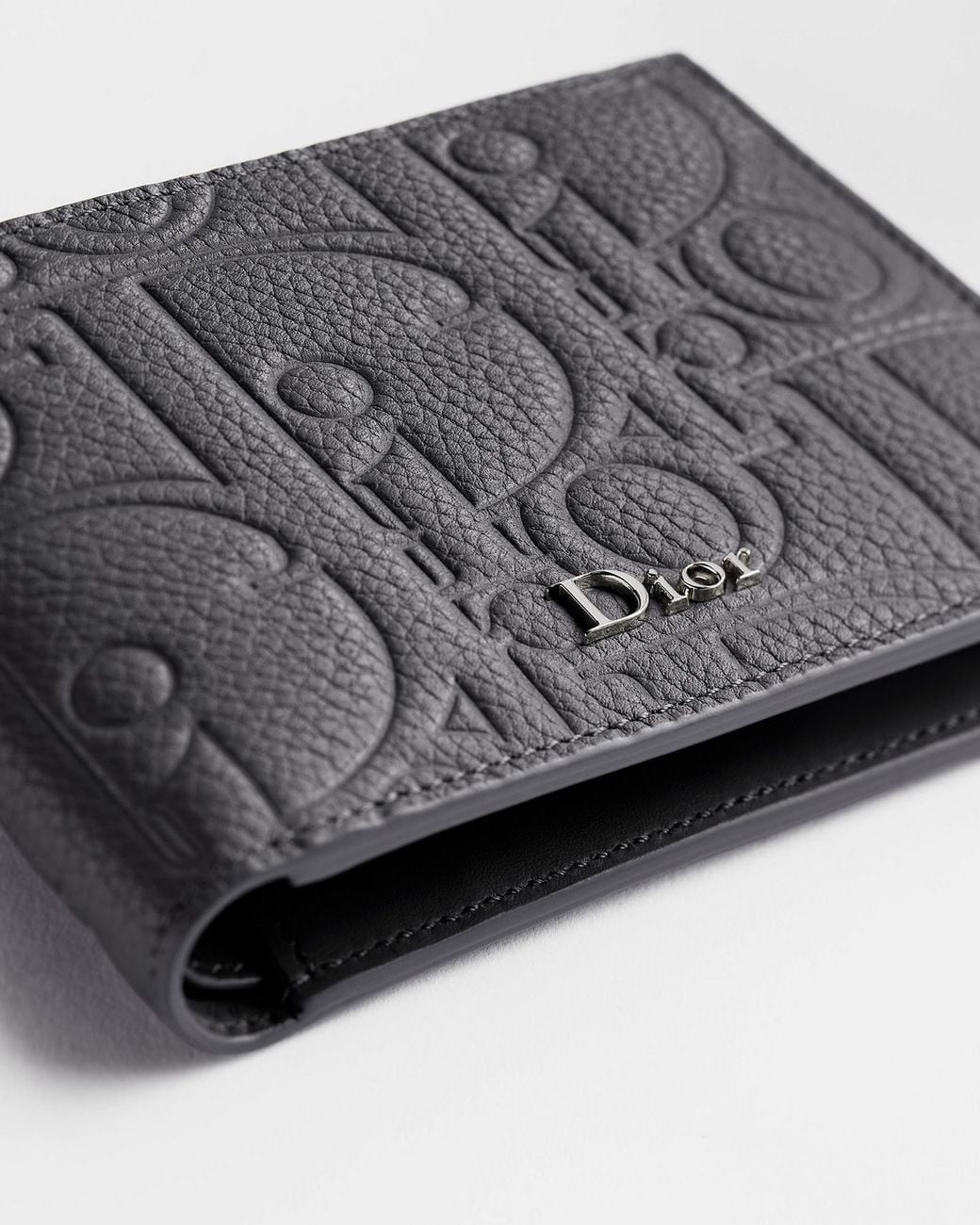 Dior Gray Bifold Wallet for men
