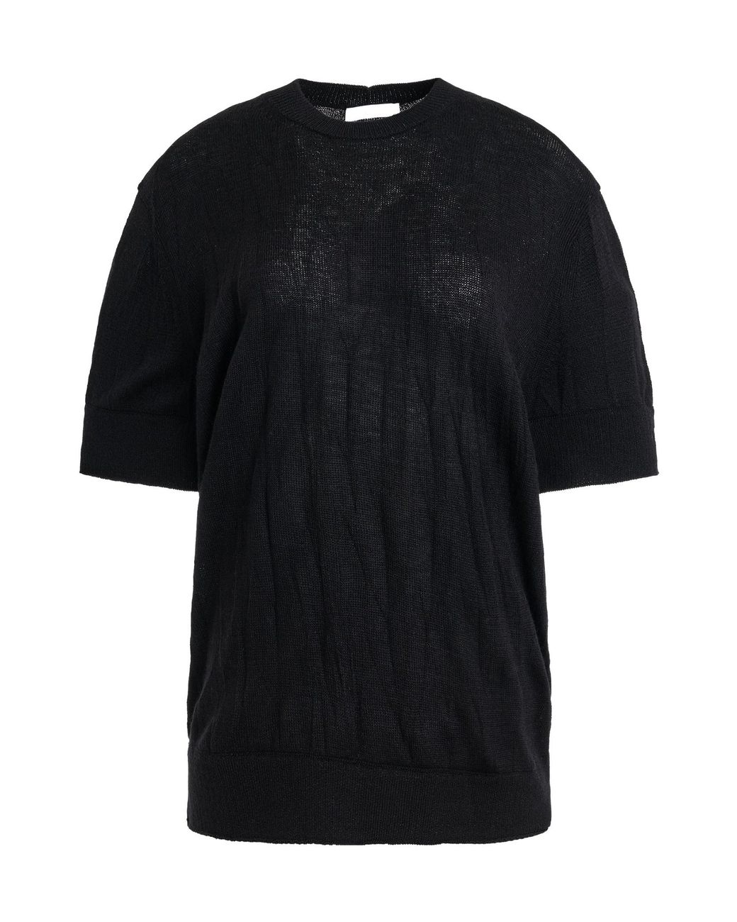 Helmut Lang Black Crushed T-Shirt