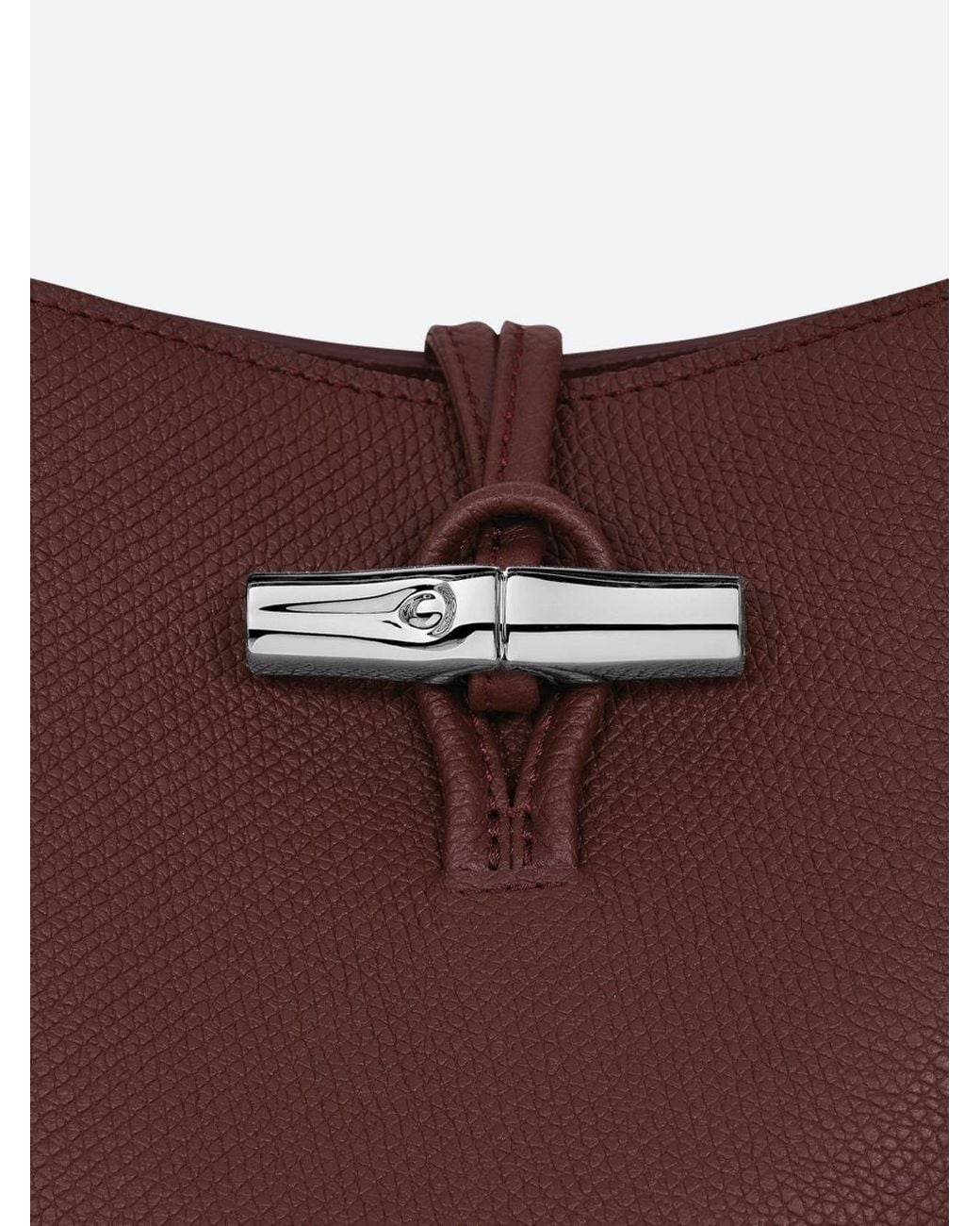Longchamp Red Le Roseau Xs Bucket Bag