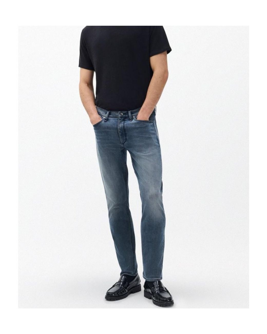 Rag & Bone Blue Tapered Jeans for men