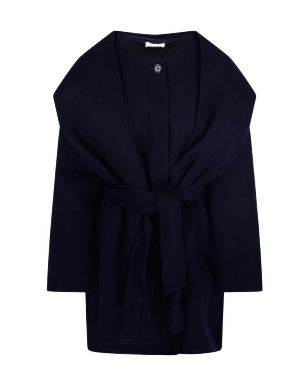 P.A.R.O.S.H. Blue P.A.R.O..H. Leak Belted Coat