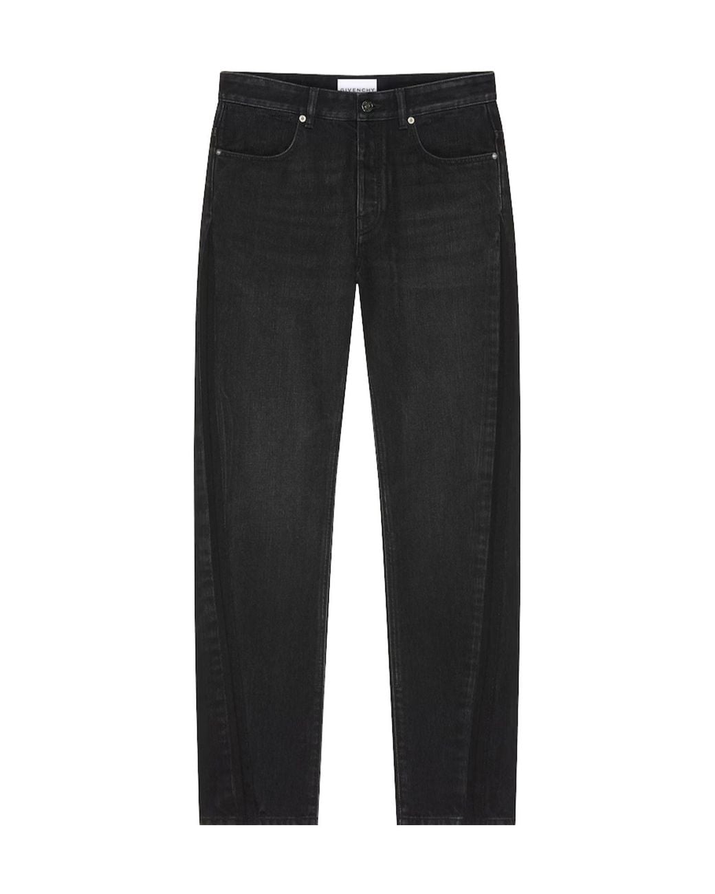 Givenchy Black Logo-Patch Denim Jeans for men