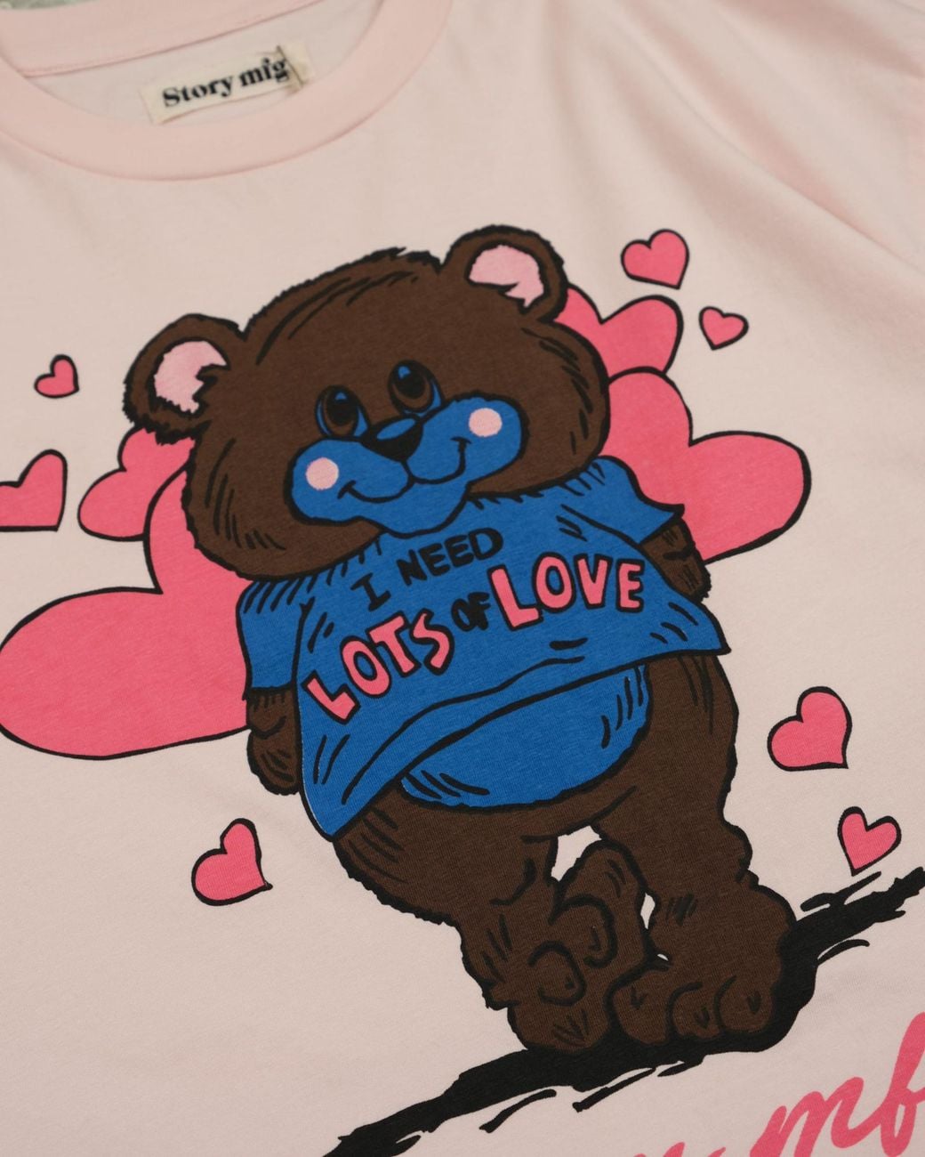 STORY mfg. Pink Grateful Tee Ss