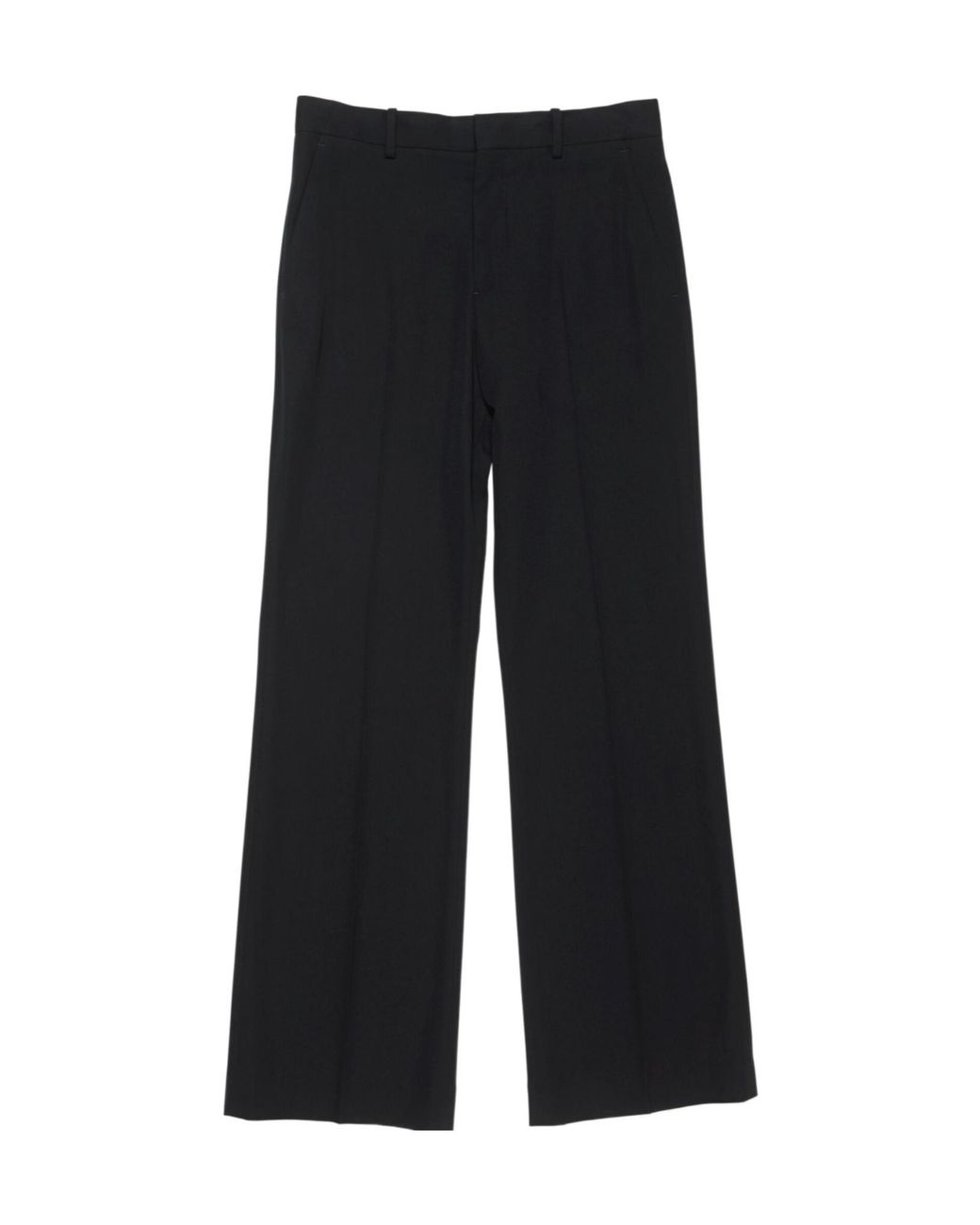 Acne Black Zip-Fly Trousers for men