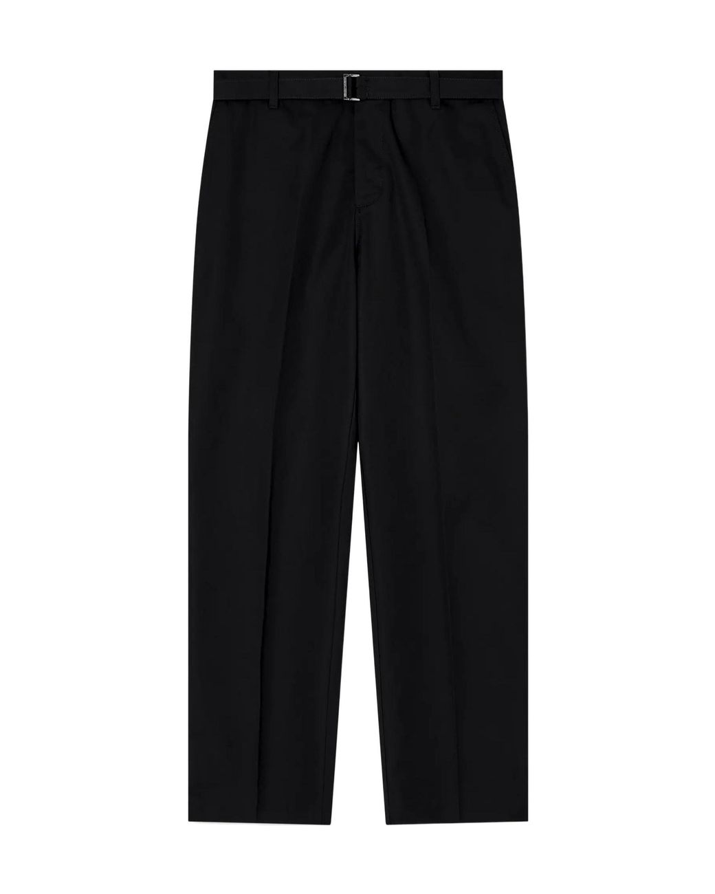 Emporio Armani Black Straight-Leg Pants for men