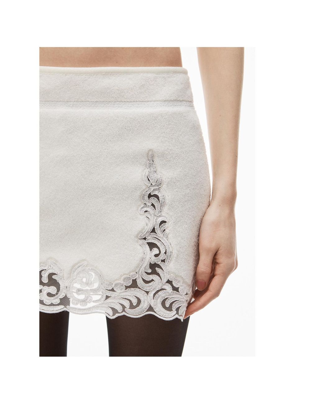 Alexander Wang White Mini Skirt
