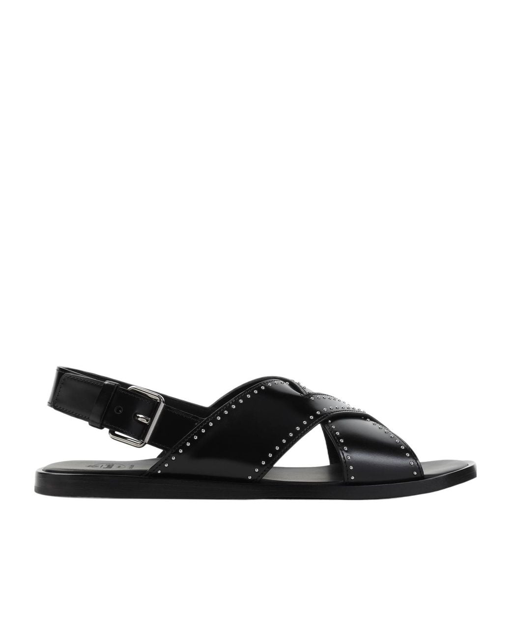 Church's Black Crossover Strapped Oksana Met Sandals