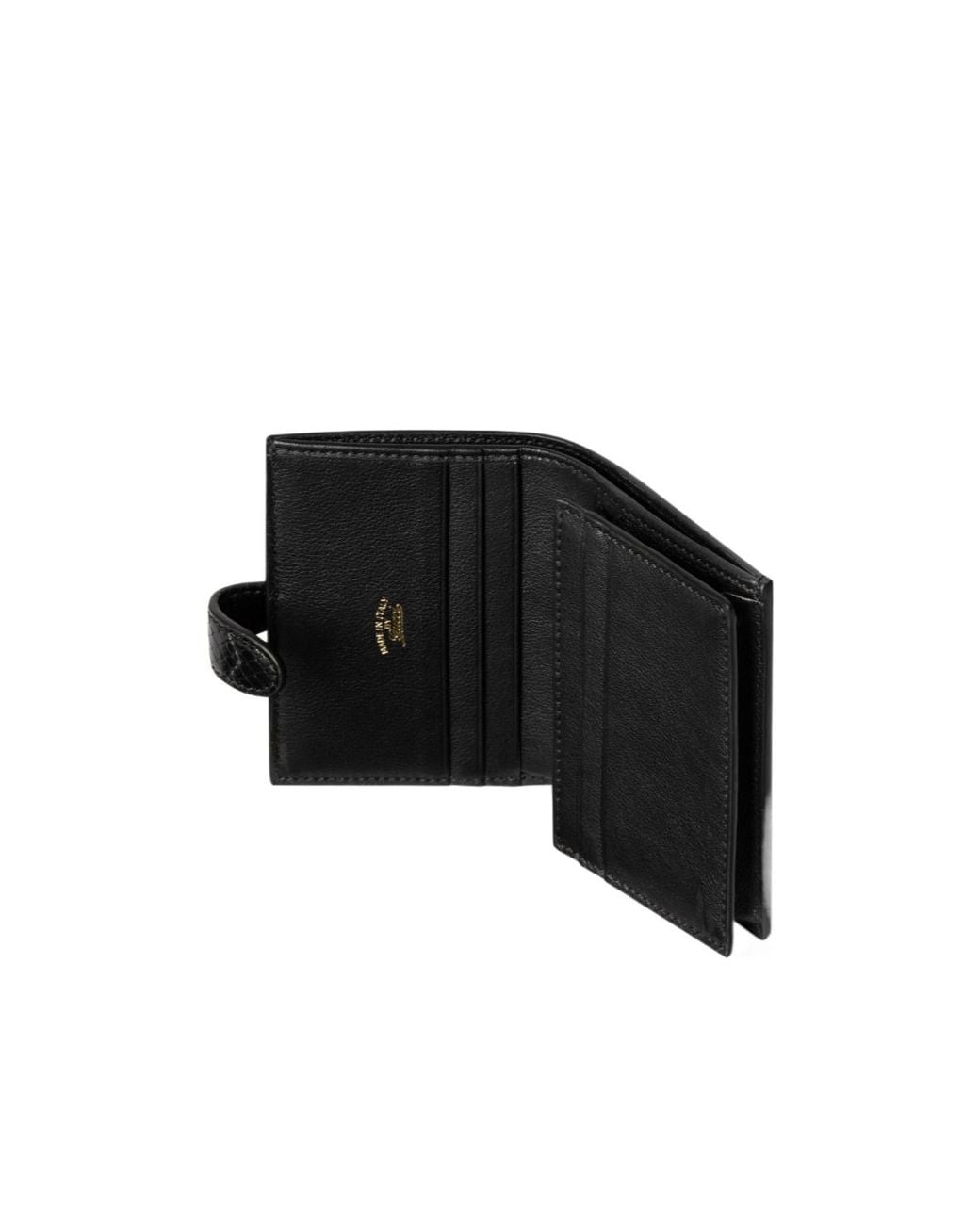Gucci Black Jackie Python Medium Wallet