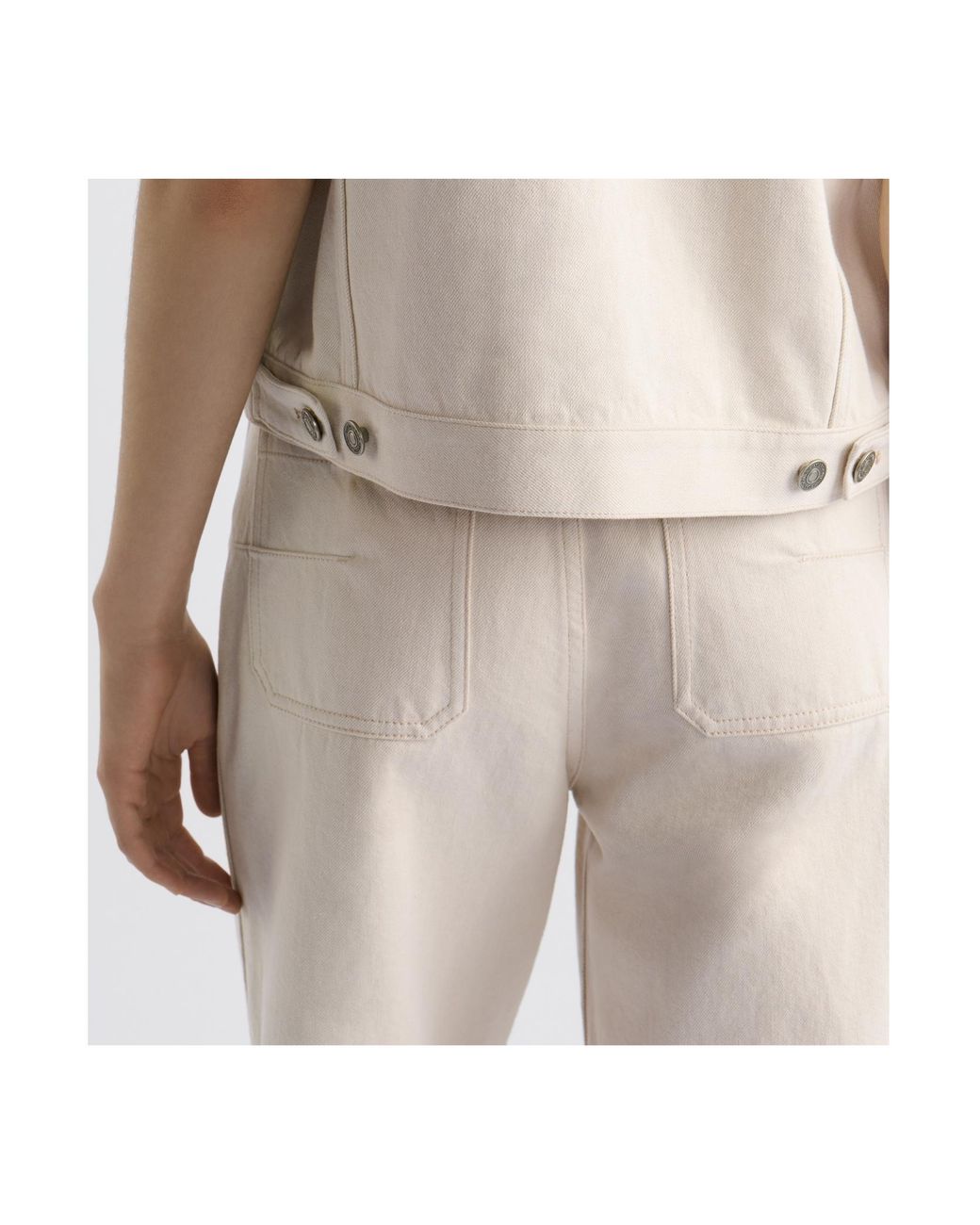 Dior White Flared Jeans