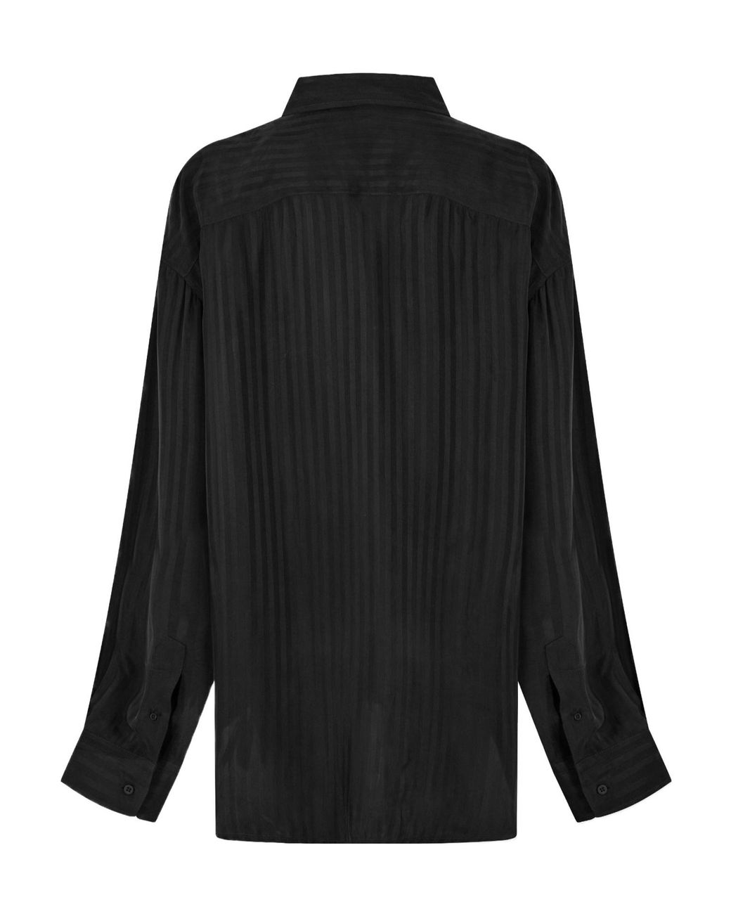 Balenciaga Black Simple Fluid Shirt