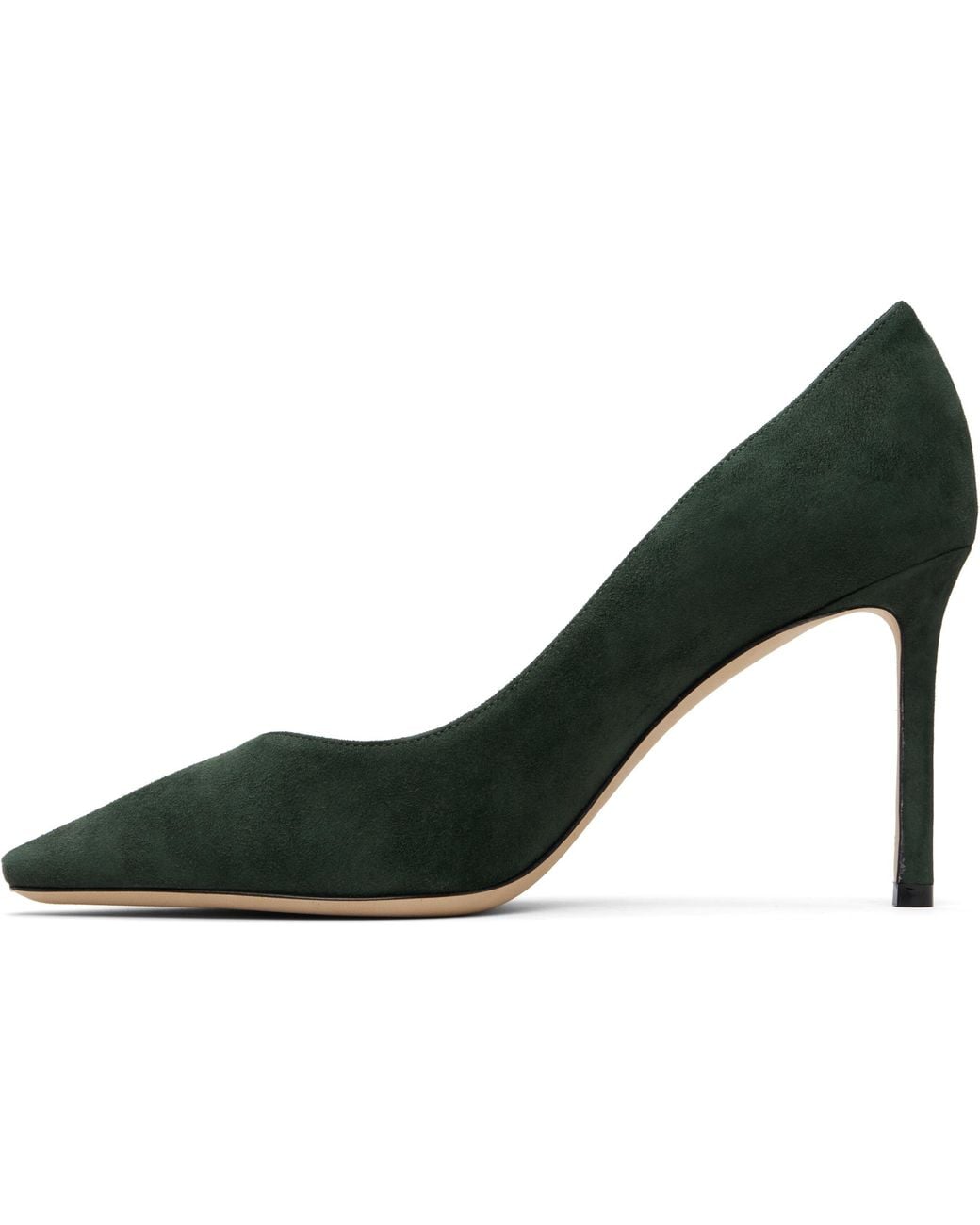 Jimmy Choo Green Romy 85 High Heels