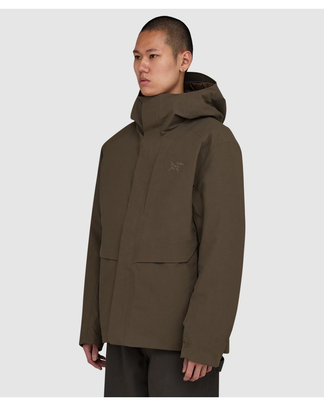 Arc'teryx Brown Therme Down Parka Jacket (Mongoose for men