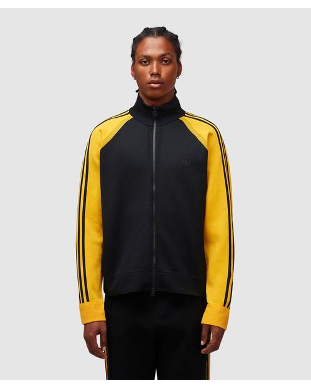 adidas Knit Jacket in Blue for Men | Lyst