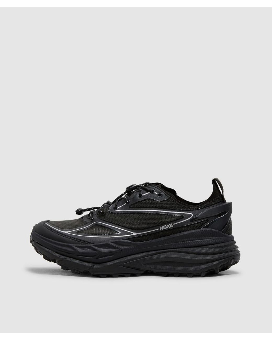 Hoka One One Black Stinson One7 Sneaker for men