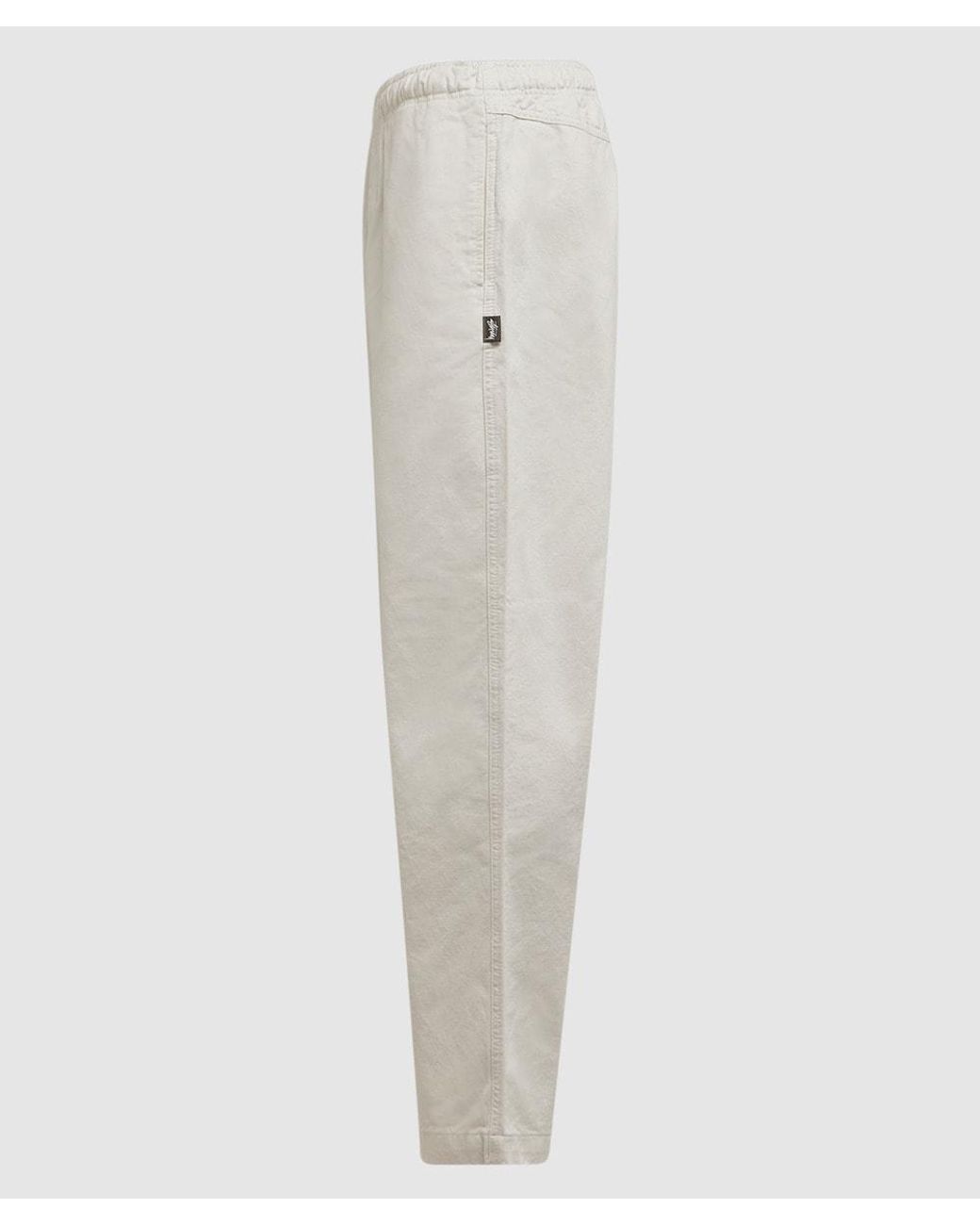 Stussy Brushed Beach Pant in White for Men | Lyst Stussy Brushed Beach Pant in White for Men | Lyst
