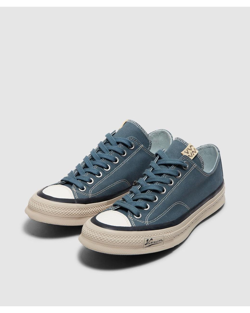 Visvim Blue Skagway Lo Canvas Sneaker for men