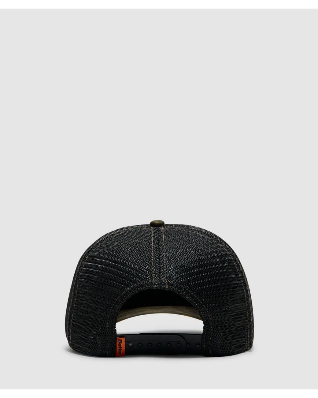 Butter Goods Green Stencil Trucker Cap (Leopard