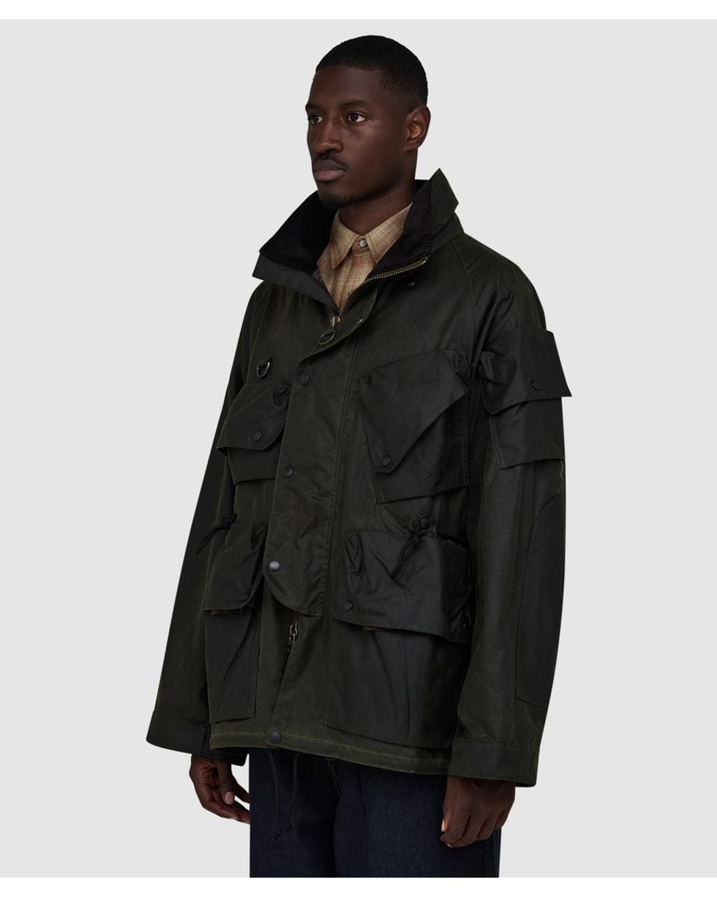 Barbour Black X Norbit Ripstop Wax Jacket (Archive for men