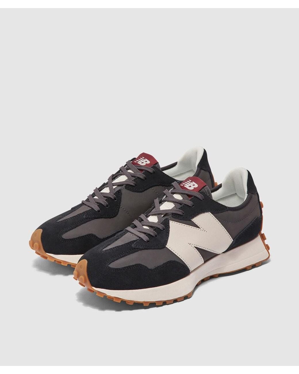 New Balance Brown 327 Sneaker /Gum for men