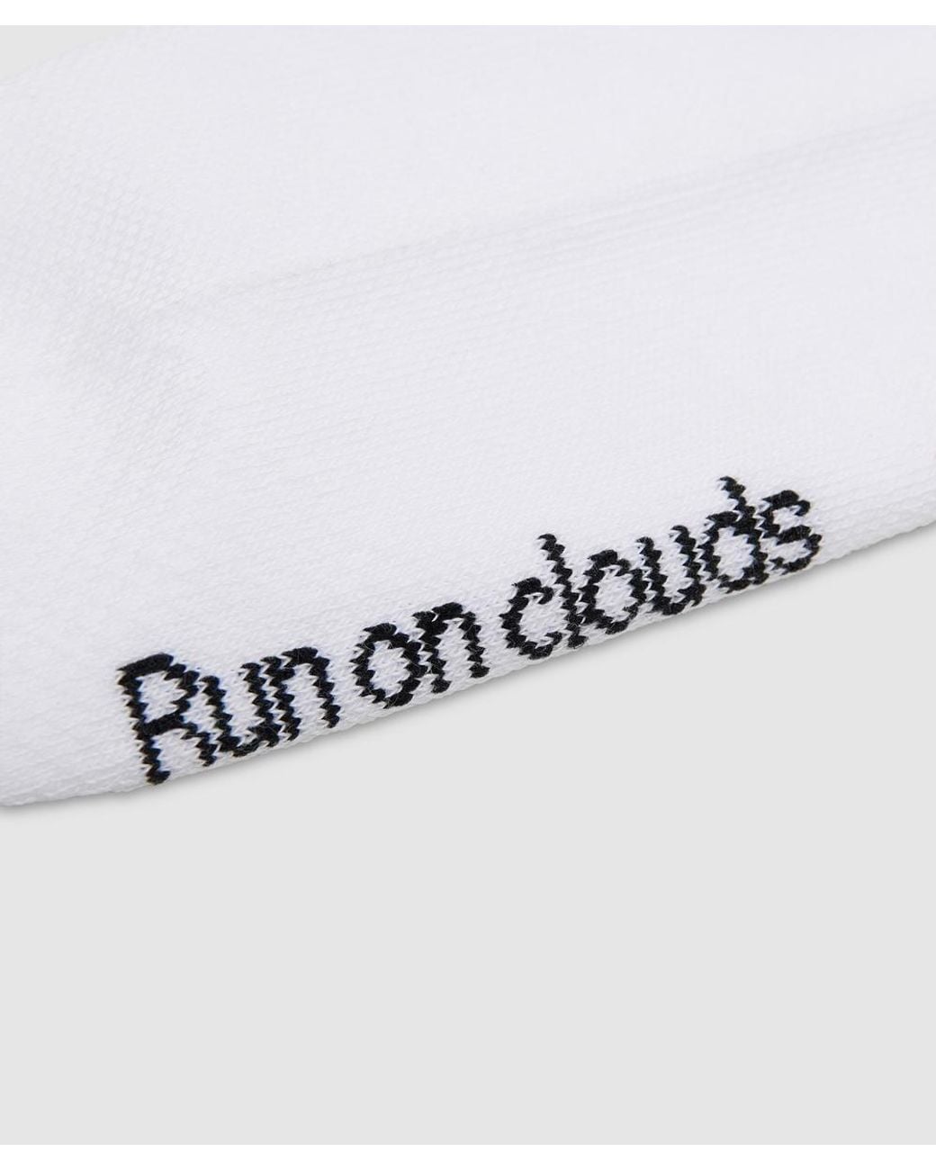 On Shoes White Logo High 3 Pack Sock