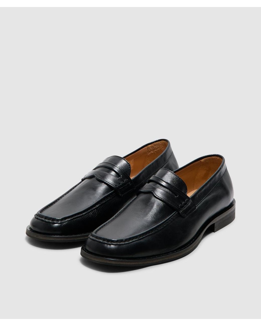 Our Legacy Black Light Leather Loafer (True Dyed Leather