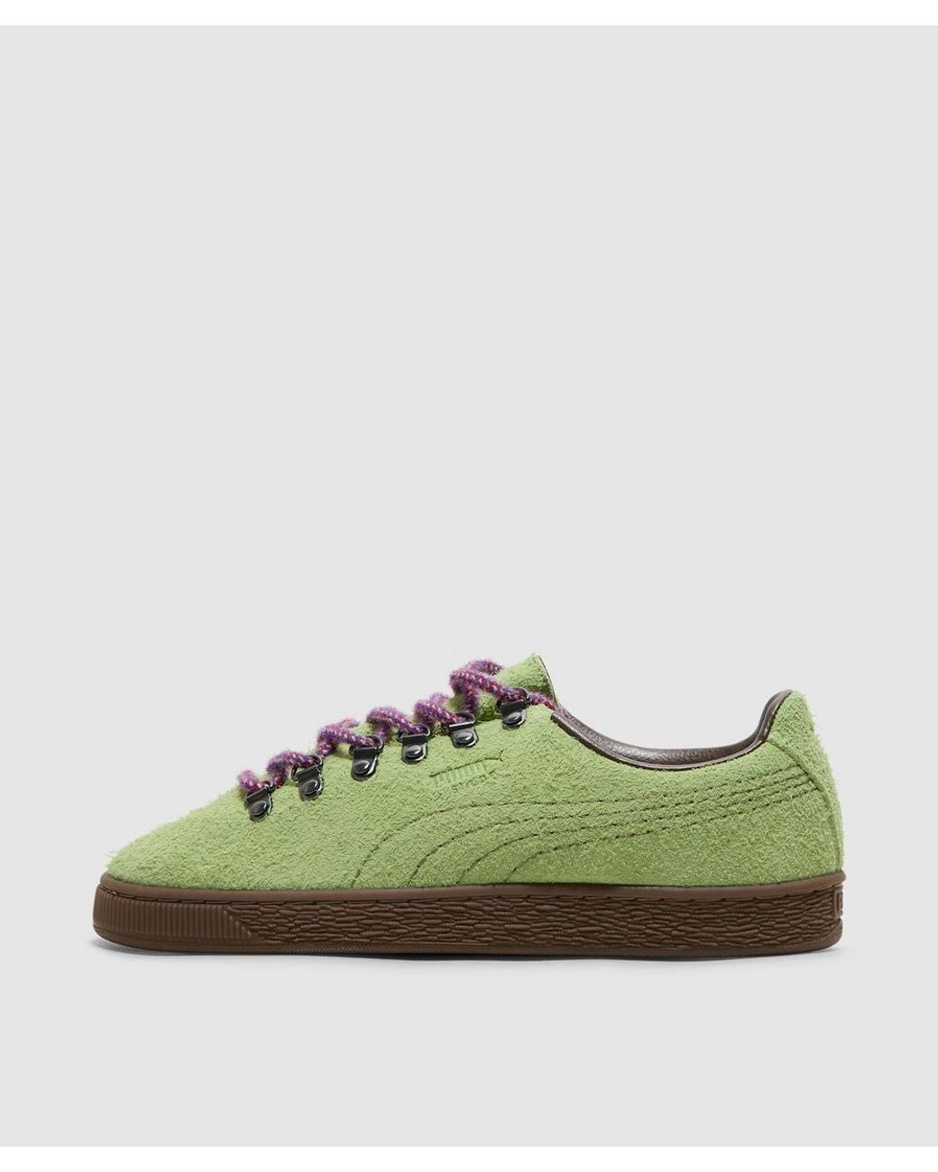 PUMA Green Suede Hike Sneaker (Wild Fern-Gum for men