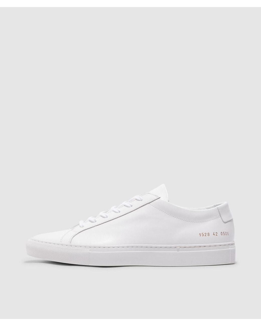 Common Projects White Original Achilles Leather Sneakers for men