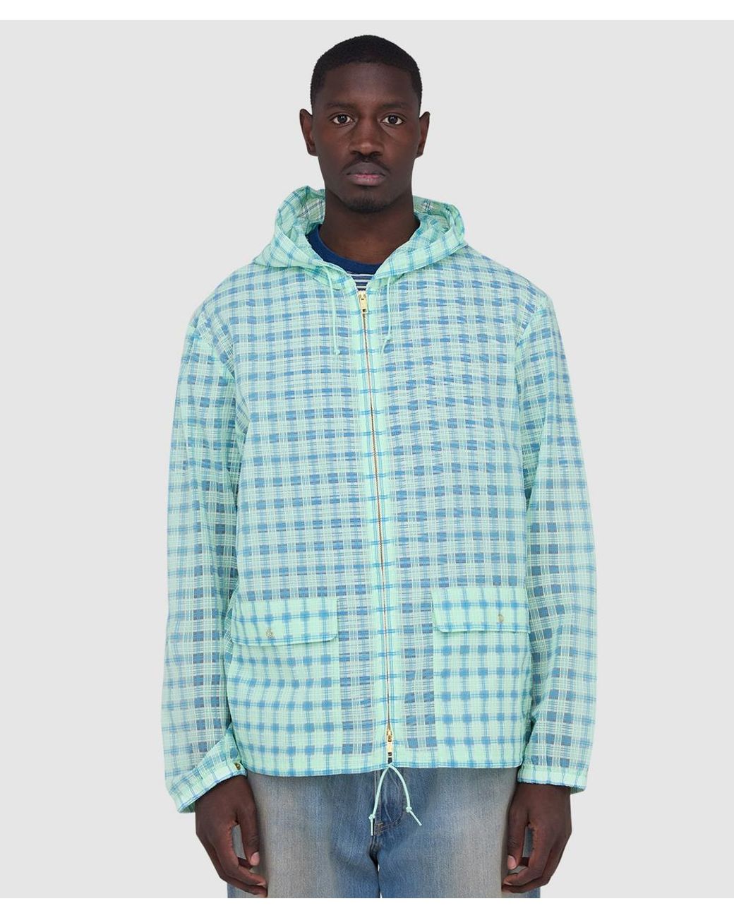 Beams Plus Swing Hooded Jacket (Mint in Blue for Men | Lyst Australia