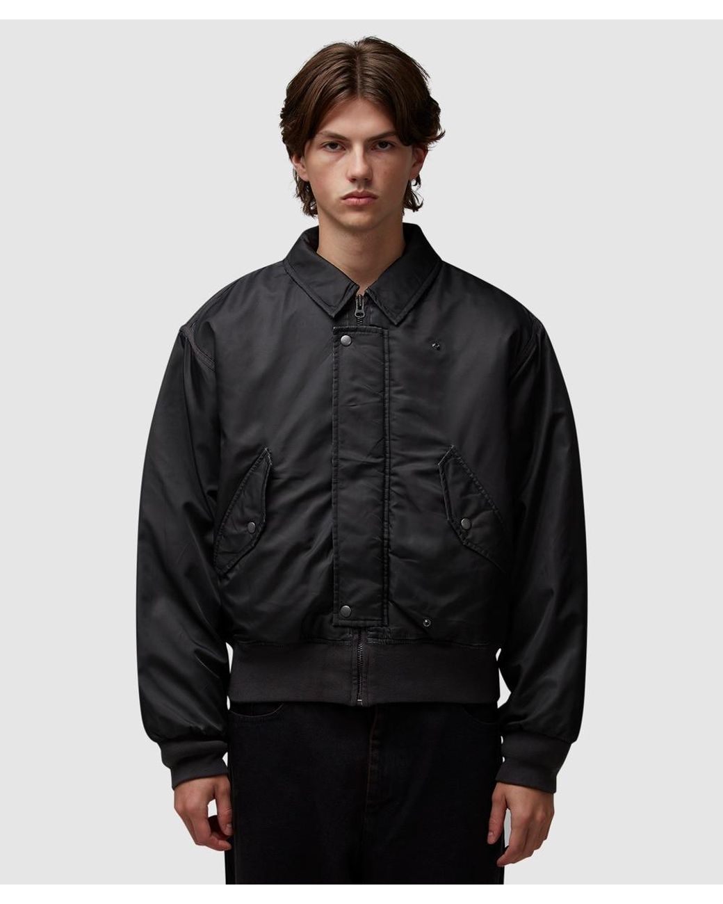 BOILER ROOM Ma-2 Bomber Jacket in Black for Men | Lyst UK