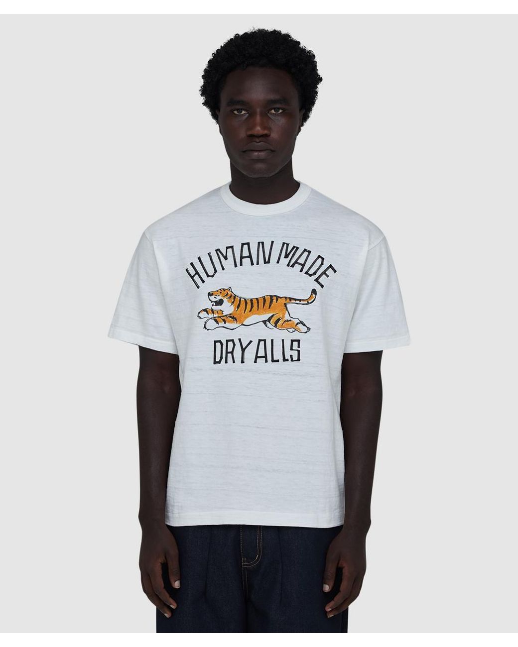Human Made White Roaring Tiger T-Shirt for men