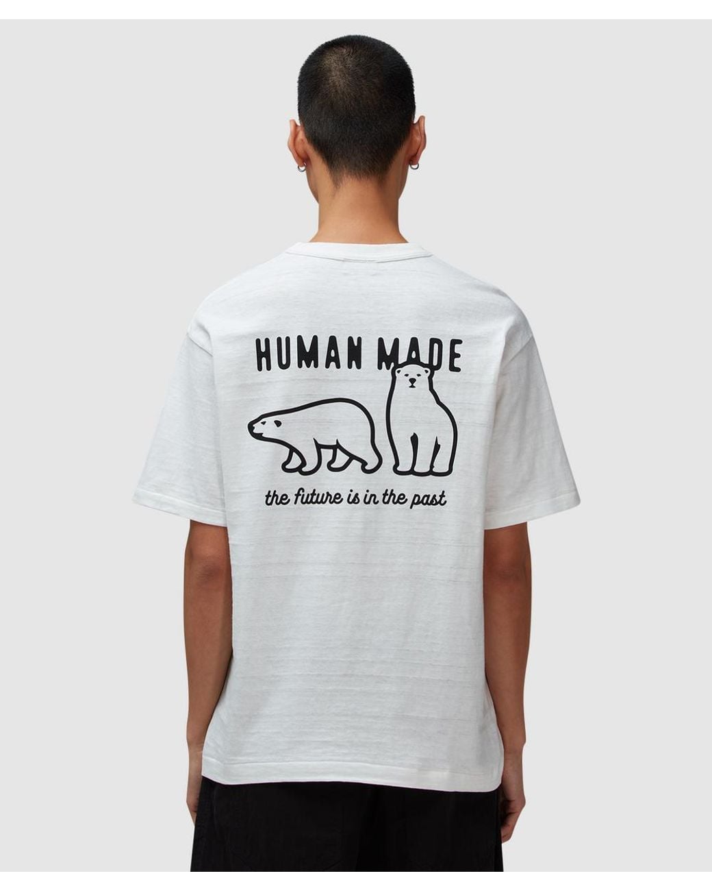 Human Made Polar Bear Back Graphic Tee Polar Bear Back Graphic T