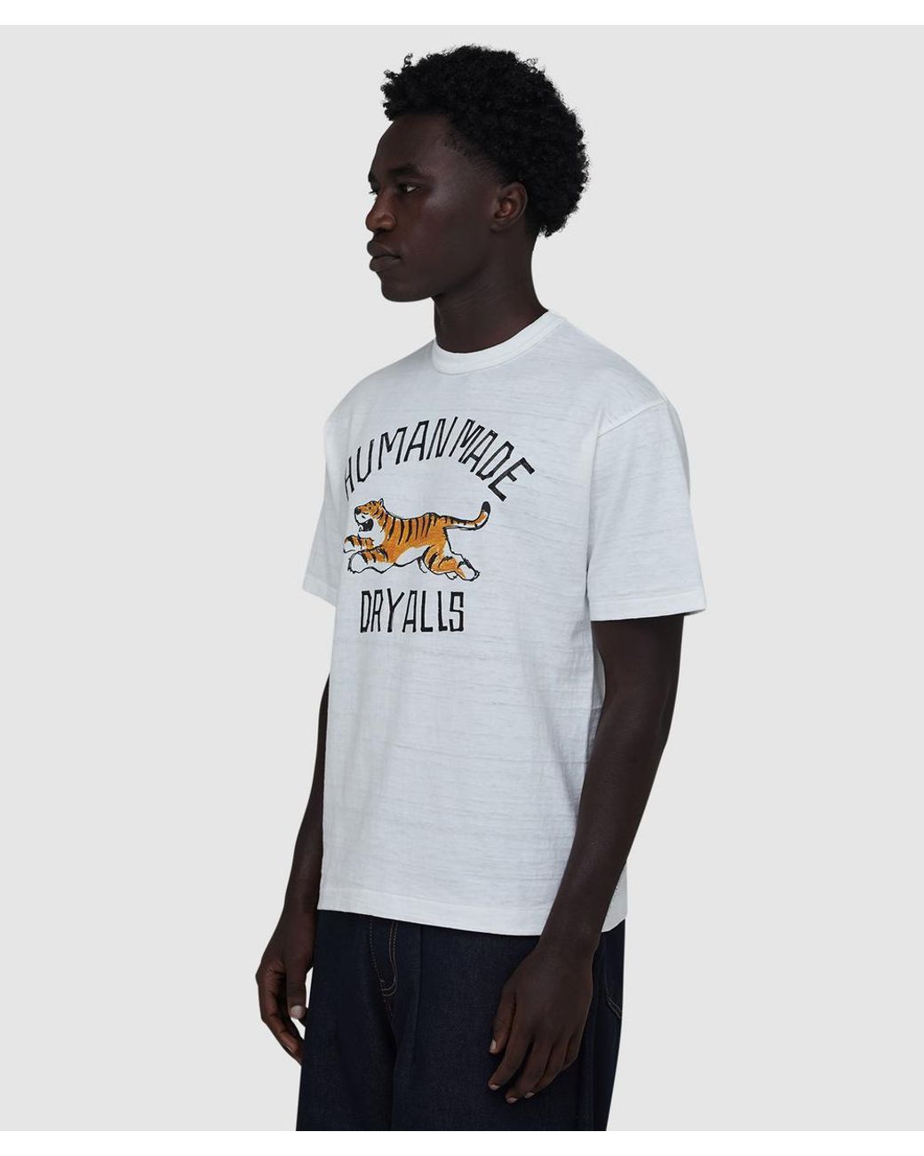 Human Made White Roaring Tiger T-Shirt for men