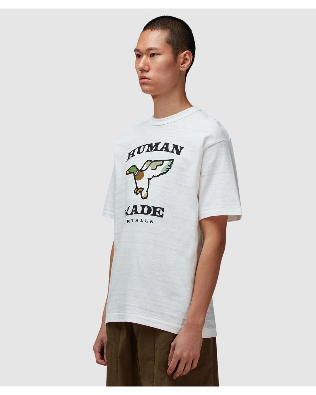 Human Made Flying Duck T-Shirt in White | Lyst