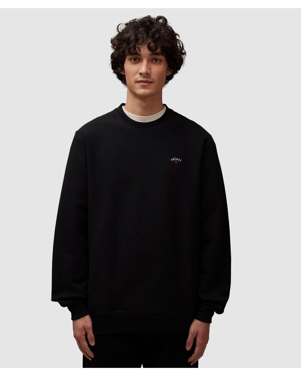 Noah Classic Sweatshirt in Black for Men Lyst UK
