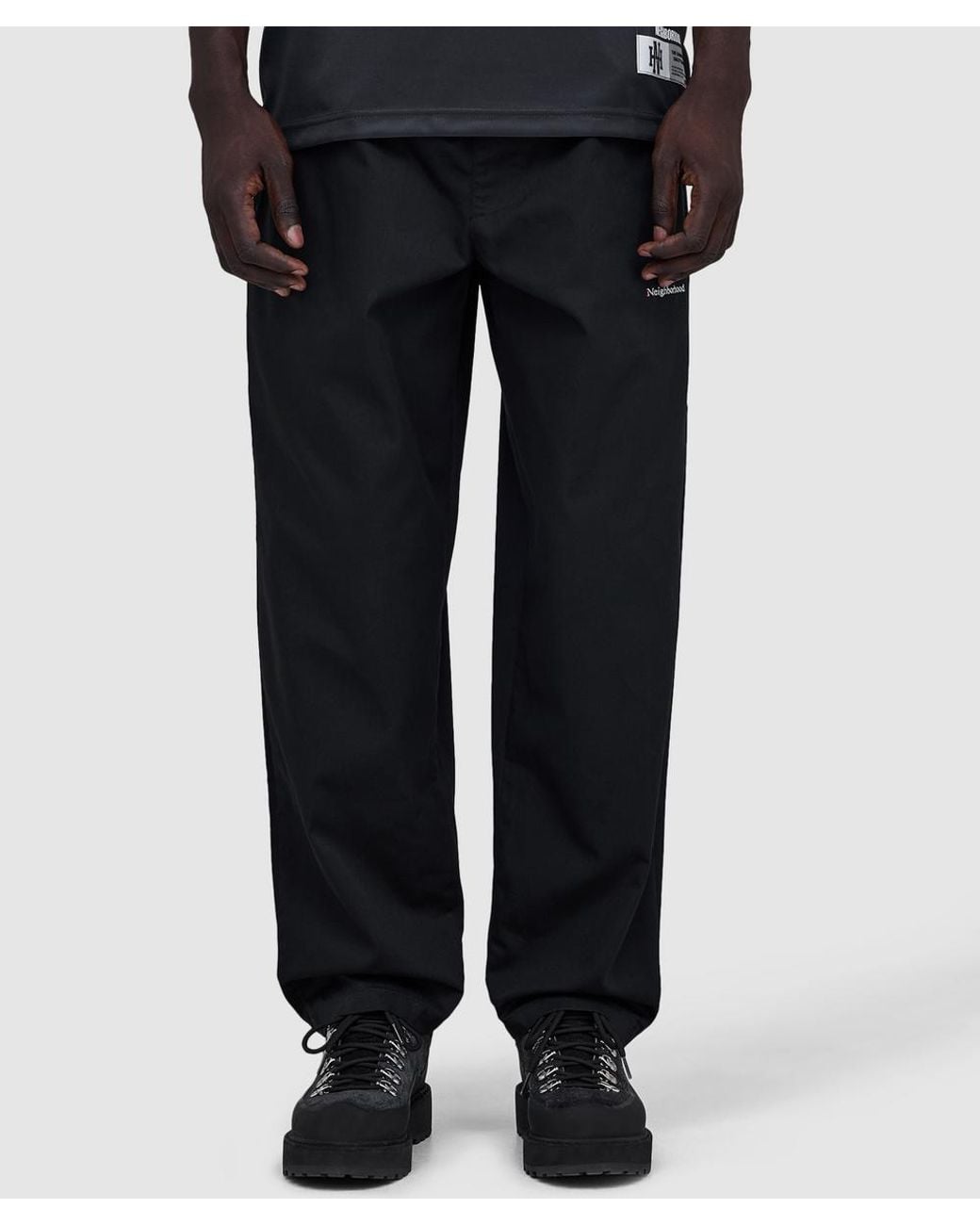 Neighborhood Black Easy Pant for men