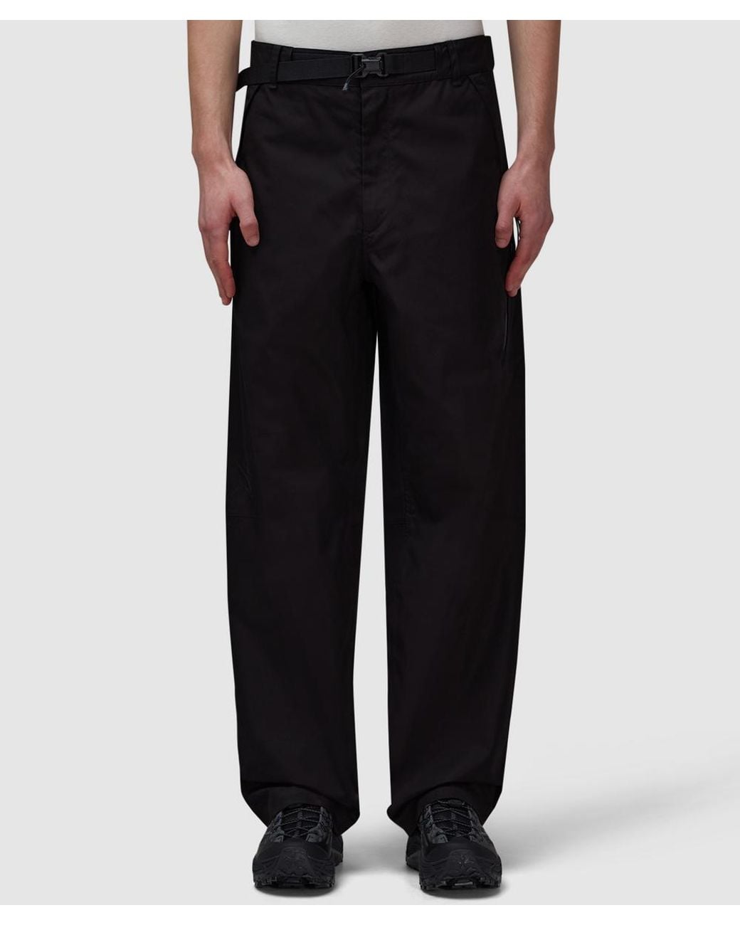 C P Company Black Metropolis Series Cargo Pant for men